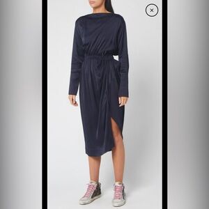 Vivienne Westwood Women's New Farrita Dress long sleeve - Navy - 42